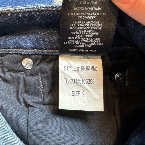 KUT FROM THE KLOTH Women’s Mia Toothpick Skinny in Distressed Medium Blue 2 - Picture 7 of 10